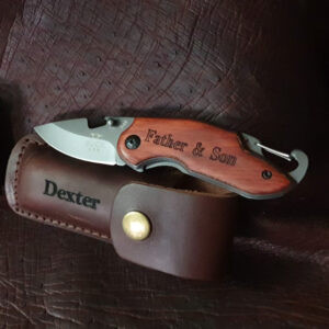 Pocket knife & Leather Pouch